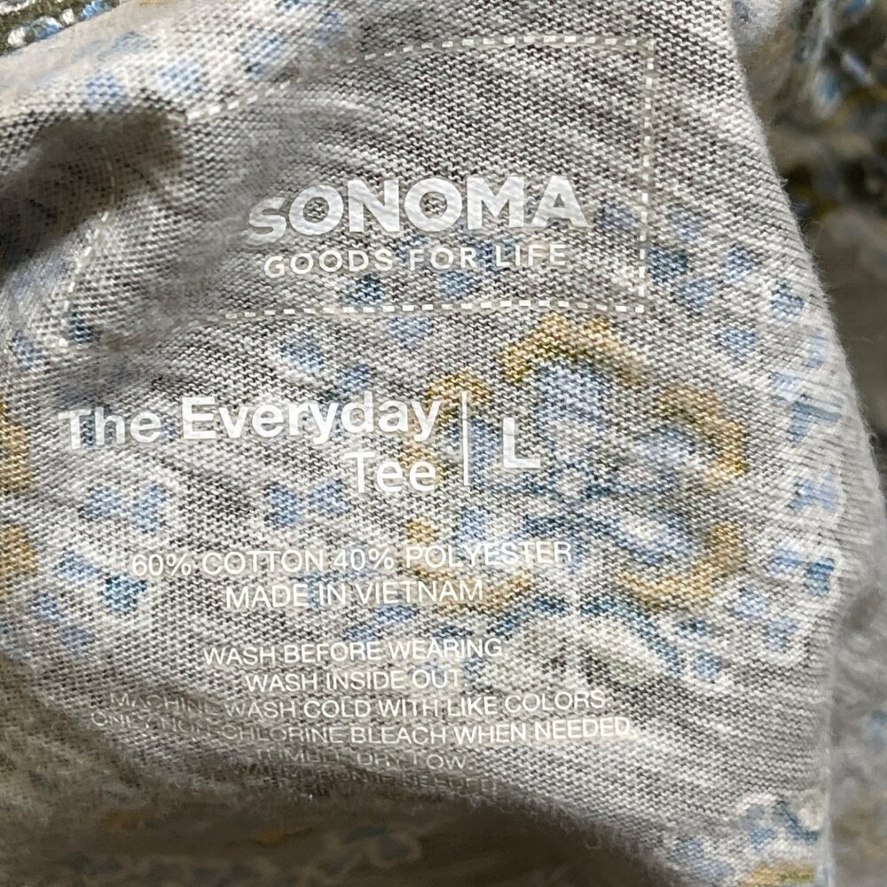2 Sonoma The Everyday Tee T-Shirt Graphic Print Size L Large - Picture 7 of 7